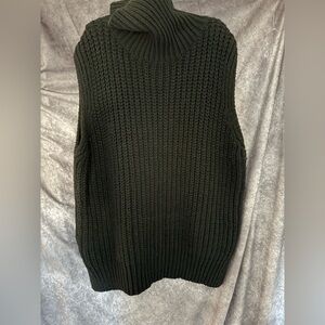 H&M black Knit Sweater long vest.